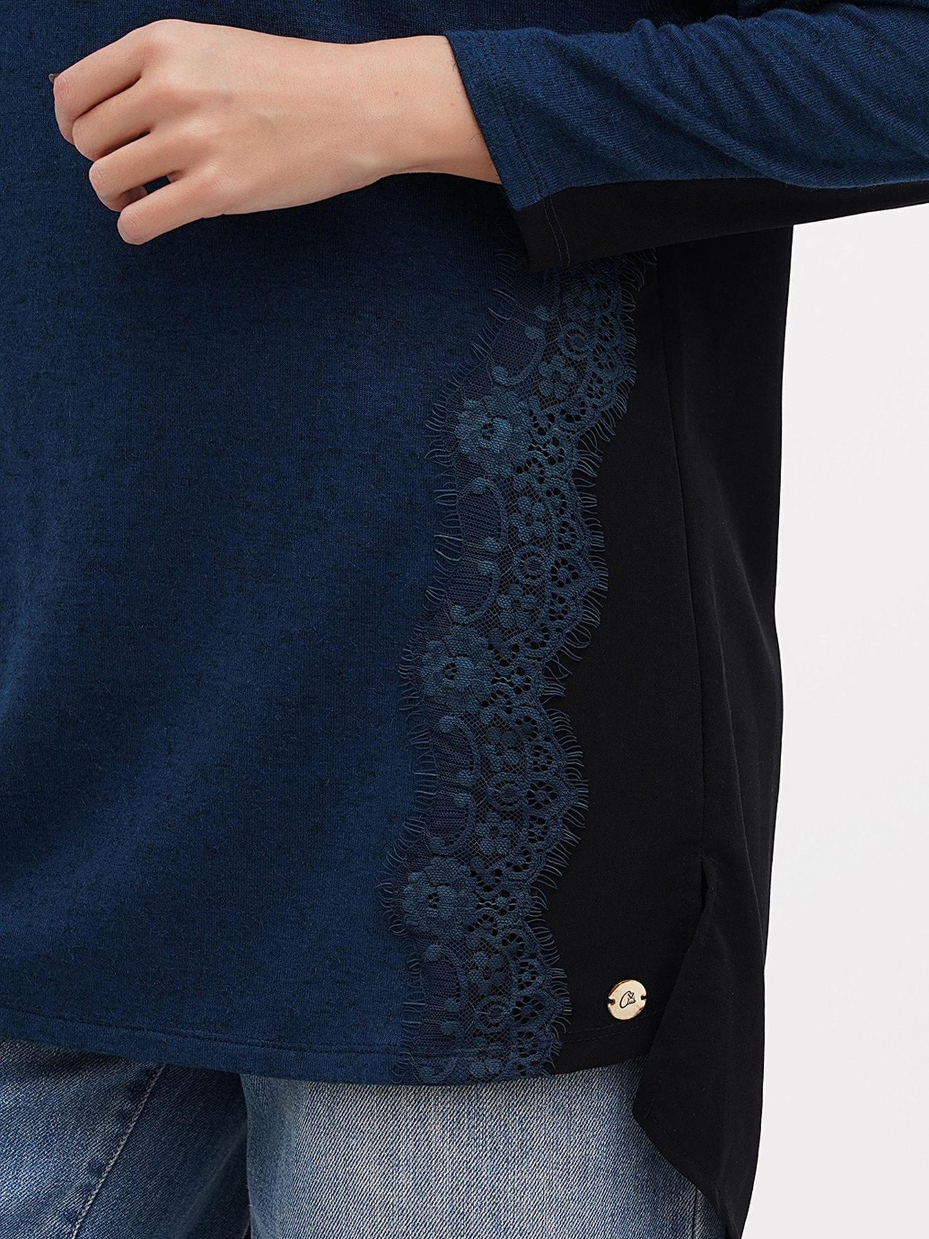 Джемпер Sassofono модель A271-SC-2572_синий Фото