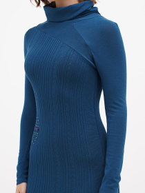 Платье мини Sassofono модель A271-SF-2441_изумрудный Фото