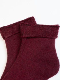 Шкарпетки ISSA Plus модель NS-430_бордовый Фото