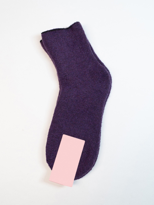 Носки ISSA Plus модель NS-430_фиолетовый Фото