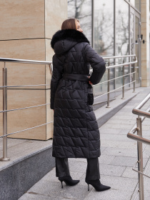 Пальто с утеплителем MilaNova модель Пальто ПВ-365 черный Фото