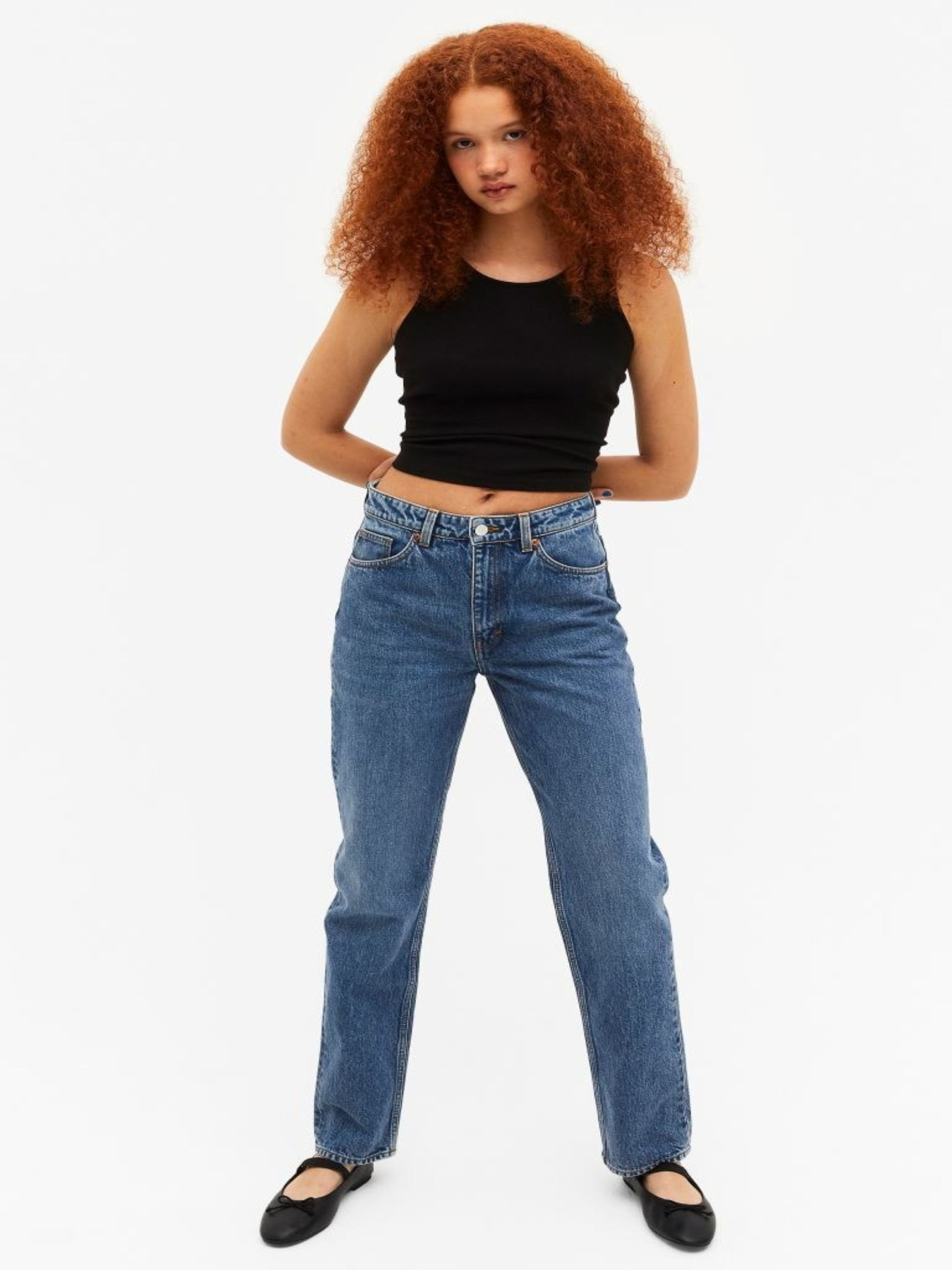 Прямые джинсы Monki модель 74854 Фото