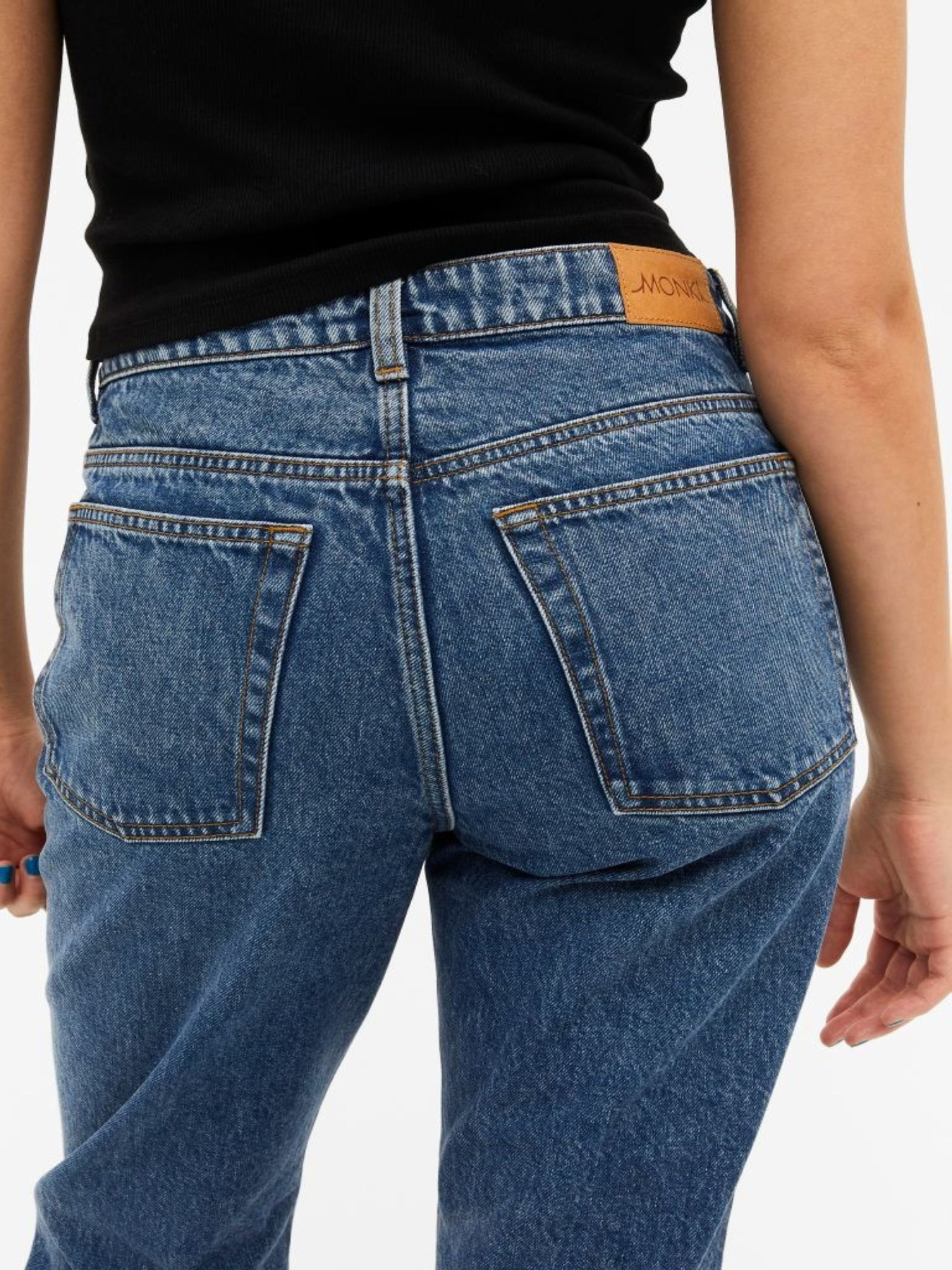 Прямые джинсы Monki модель 74854 Фото