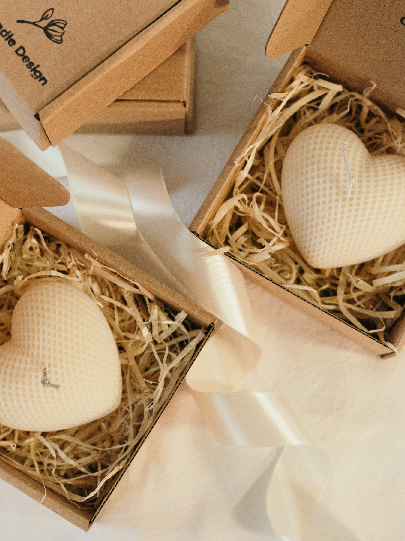 Ароматическая свеча "Сердце M", аромат "Ежевика & шампанское" из натурального оливкового воска Candle Design модель 130.2004 Фото