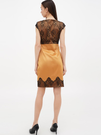 Сукня міні Sassofono модель A271-SC-2450_золотой Фото