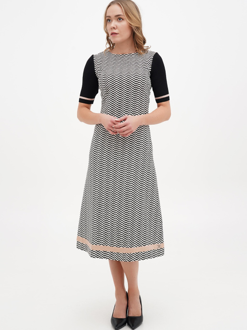 Платье миди Sassofono модель A271-CL-3964 Фото