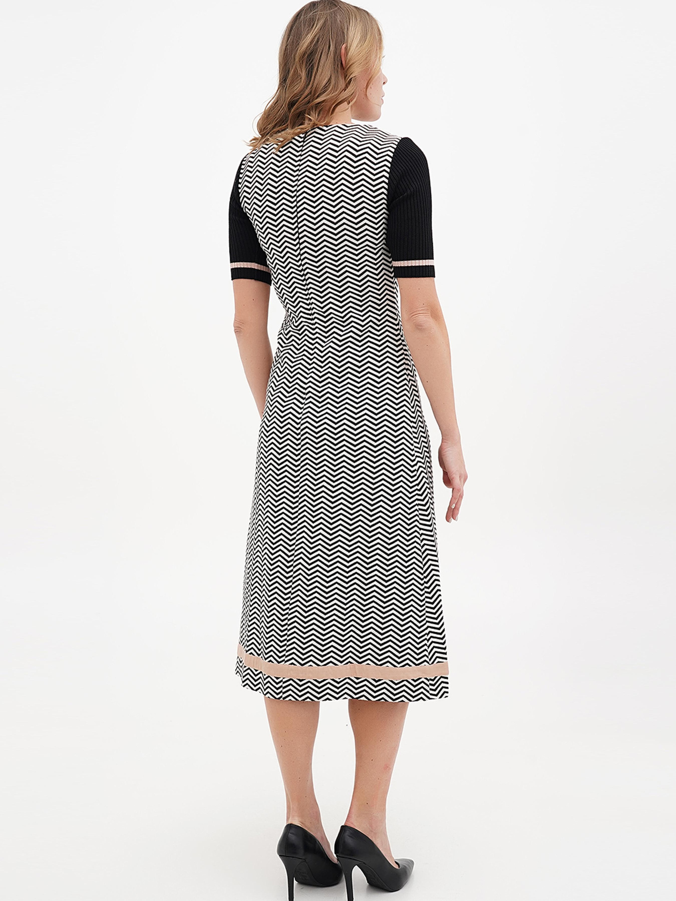 Сукня міді Sassofono модель A271-CL-3964 Фото