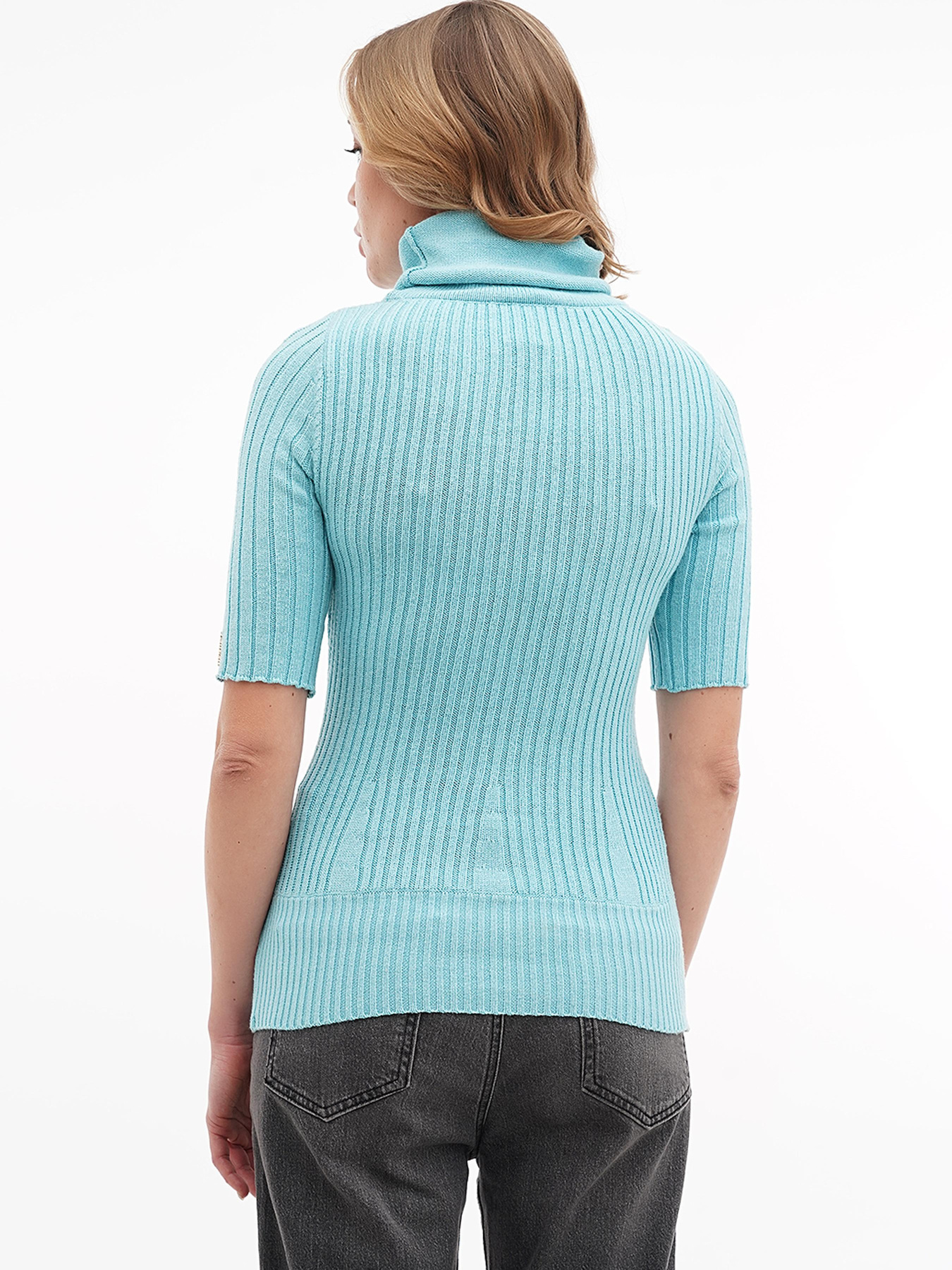 Водолазка Sassofono модель A271-SF-3978_голубой Фото