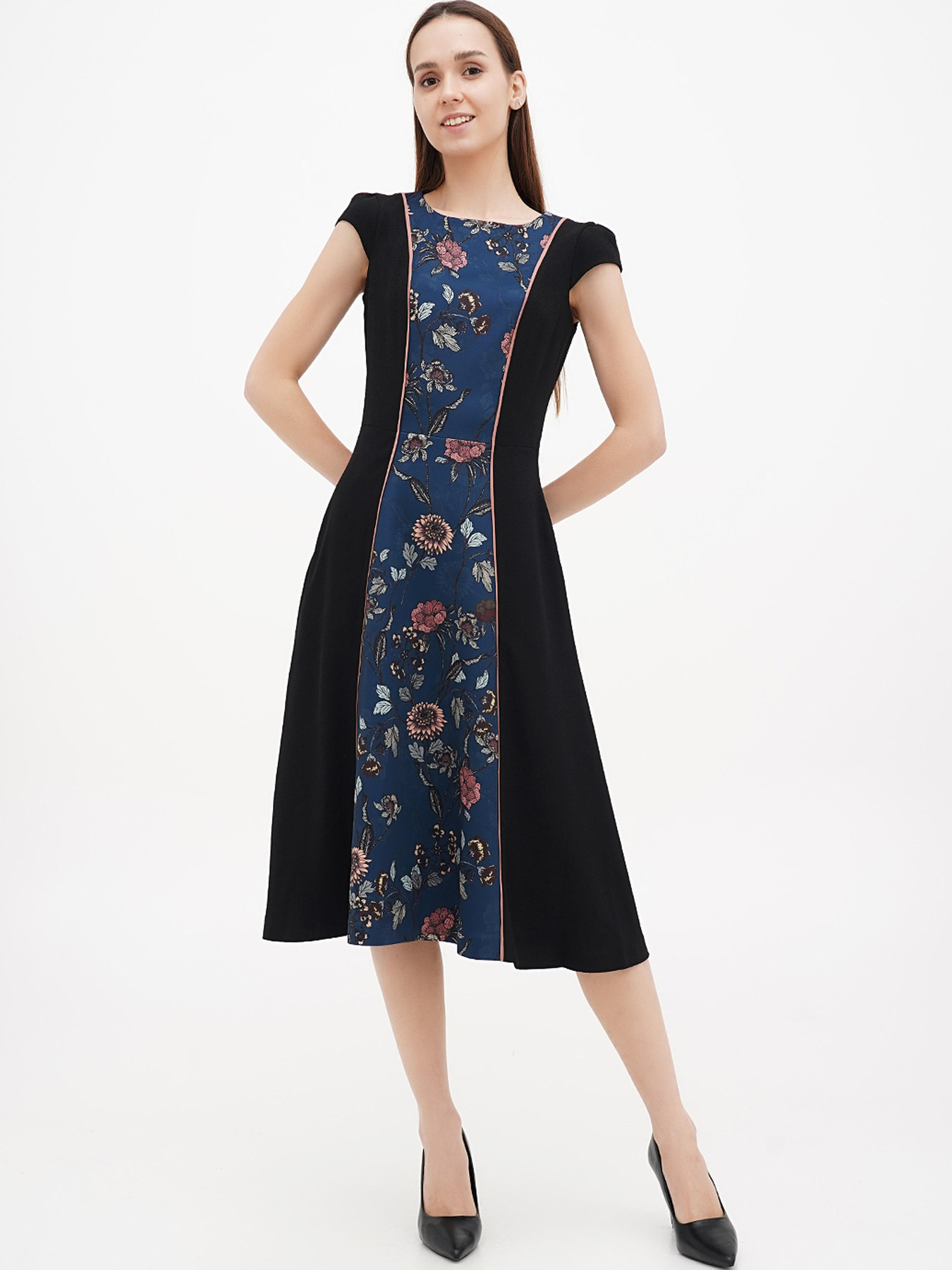 Платье миди Sassofono модель A271-SF-3973 Фото