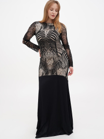 Сукня максі Sassofono модель A271-SF-3981 Фото