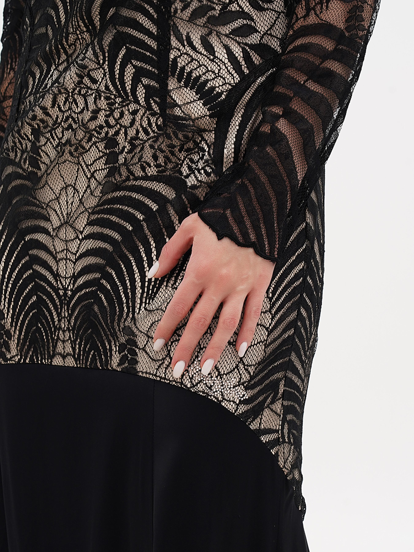 Платье макси Sassofono модель A271-SF-3981 Платье макси Sassofono модель A271-SF-3981 Фото