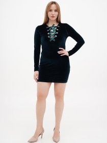 Платье мини Sassofono модель A272-SC-2142 Платье мини Sassofono модель A272-SC-2142 Фото