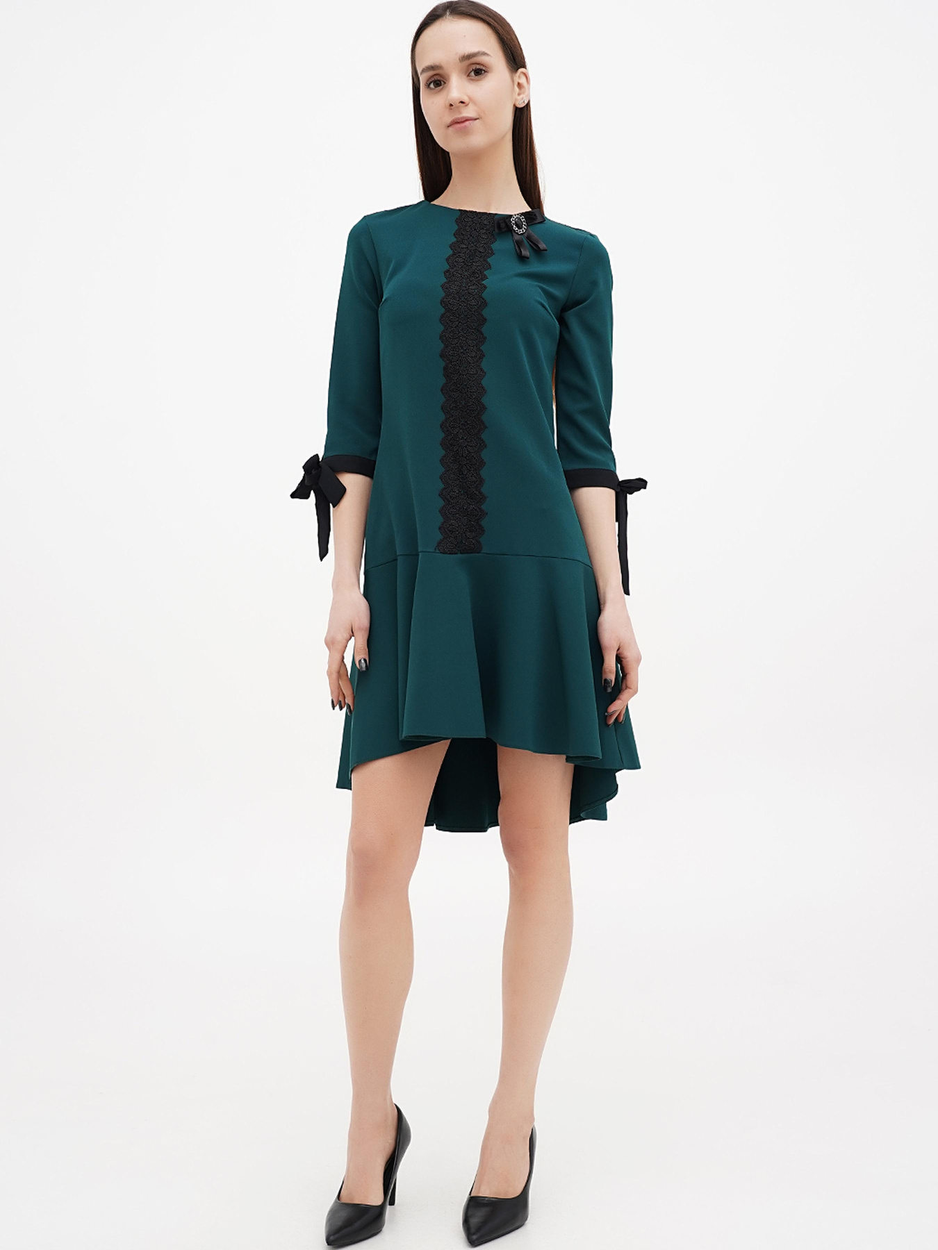 Сукня міні Sassofono модель A271-SC-1579_зеленый Фото