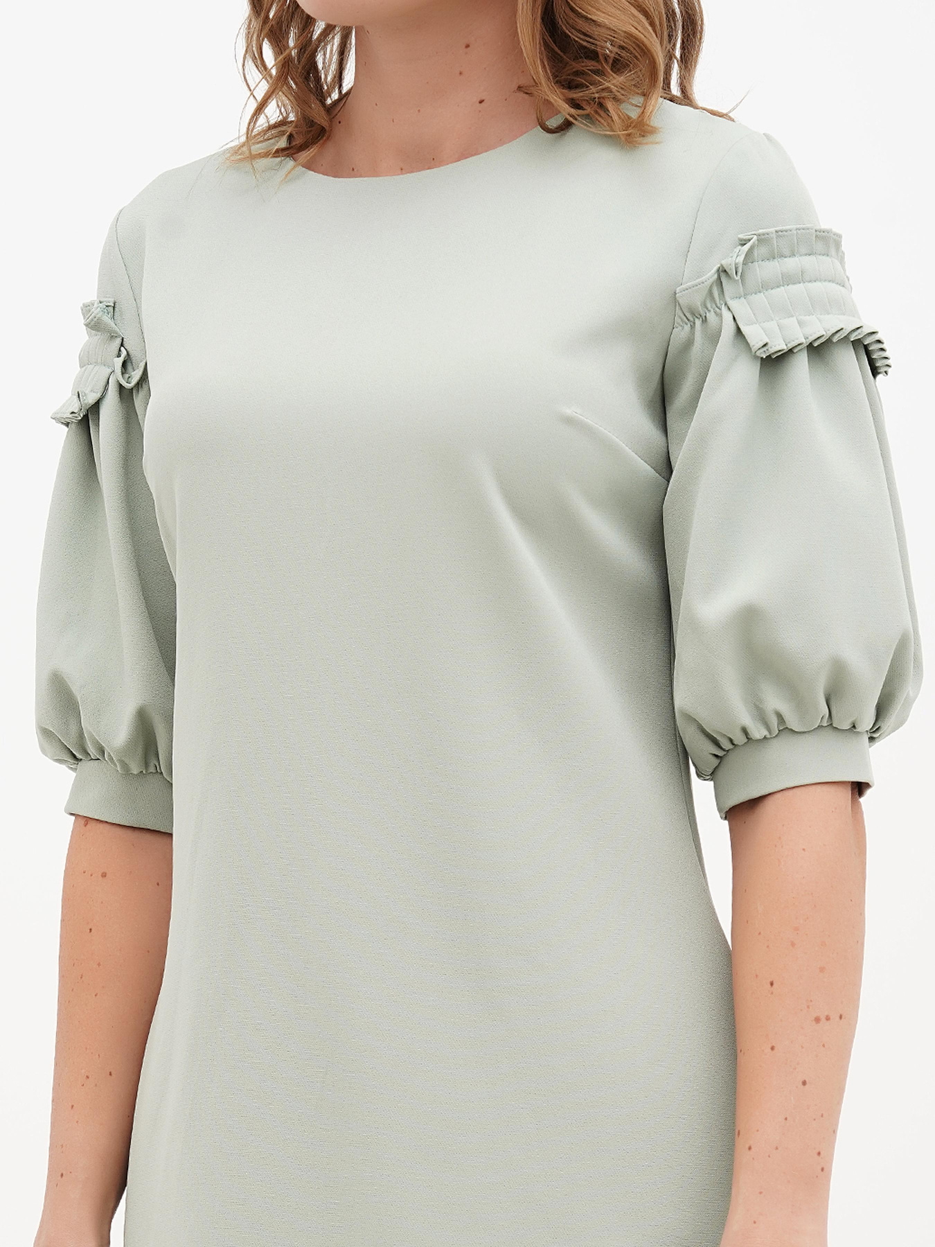 Сукня міні Sassofono модель A271-SC-4024_бирюзовый Фото