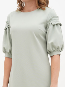 Сукня міні Sassofono модель A271-SC-4024_бирюзовый Фото