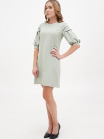 Платье мини Sassofono модель A271-SC-4024_бирюзовый Фото