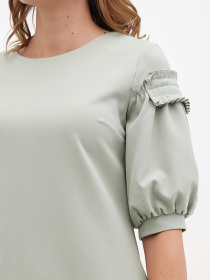 Платье мини Sassofono модель A271-SC-4024_бирюзовый Фото