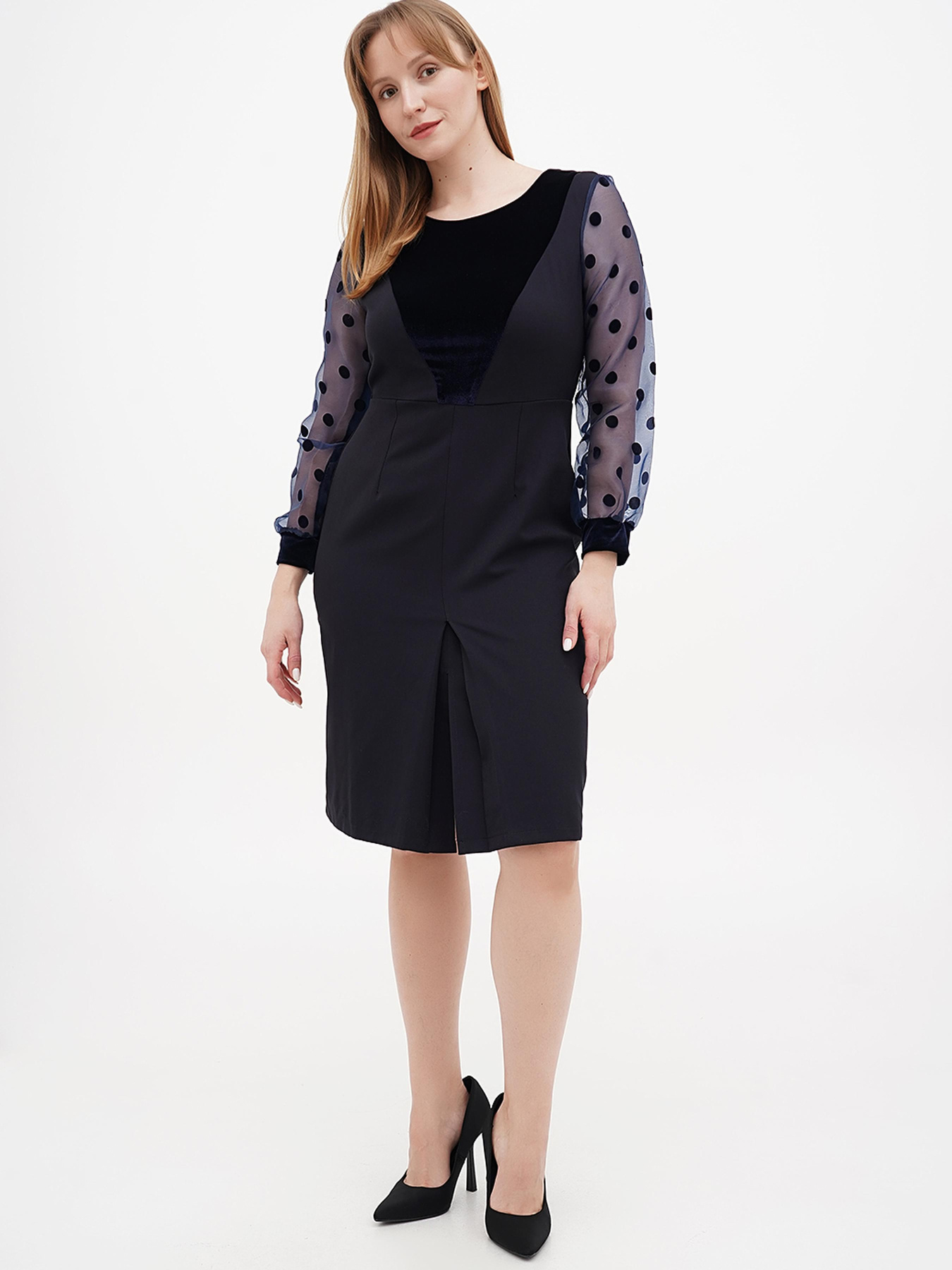 Сукня міді Sassofono модель A271-SC-3423 Фото