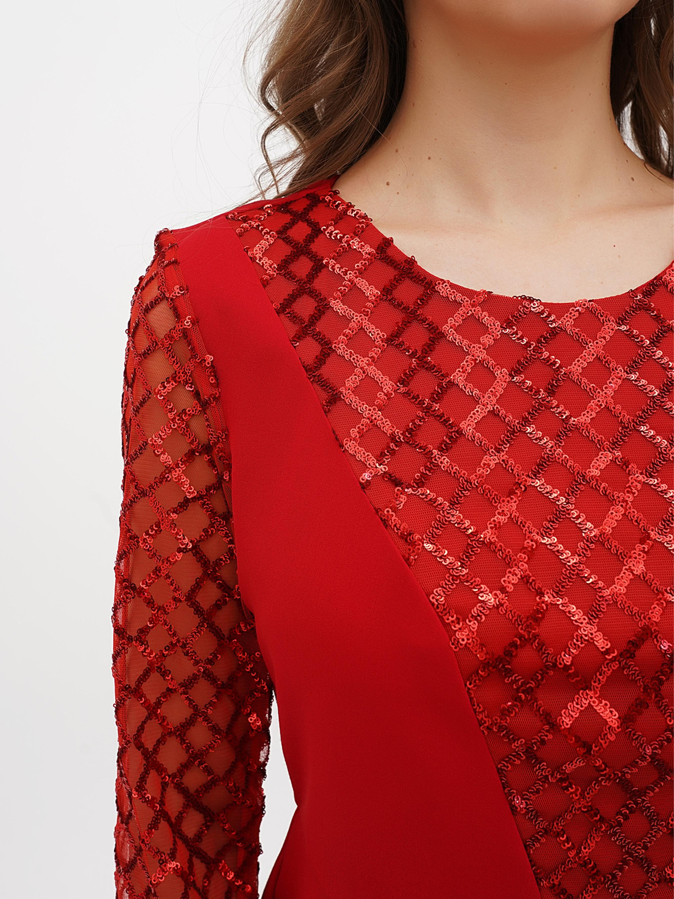 Сукня міді Sassofono модель A271-SC-3430 Фото