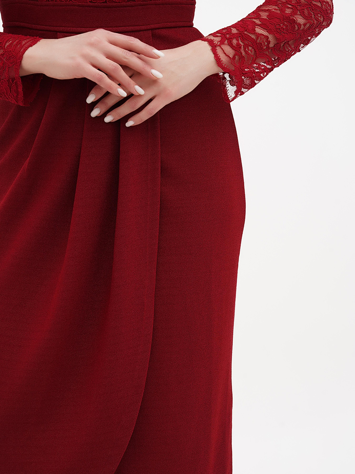 Сукня міді Sassofono модель A271-SC-3440 Фото