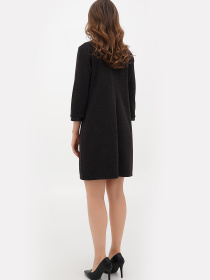 Платье мини Sassofono модель A271-SC-3486_коричневый Фото