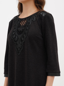 Сукня міні Sassofono модель A271-SC-3486_коричневый Фото