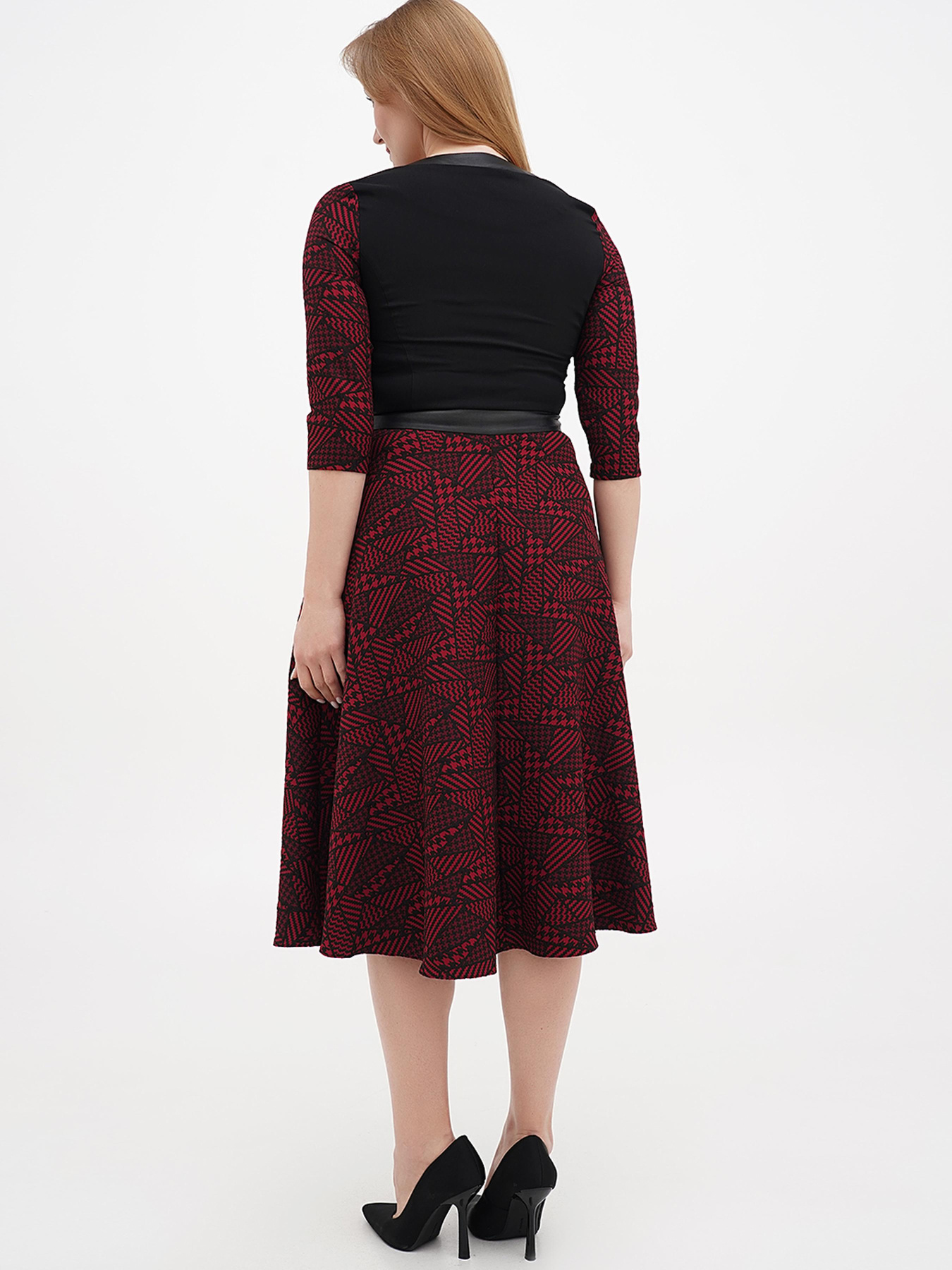 Платье миди Sassofono модель A271-SC-3487 Фото