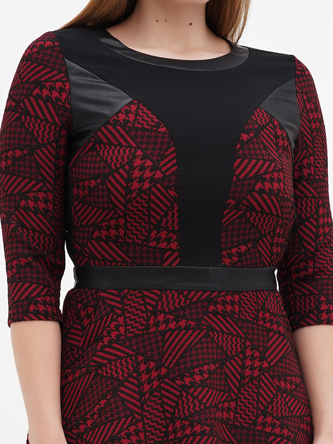 Сукня міді Sassofono модель A271-SC-3487 Фото