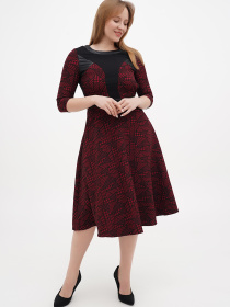 Сукня міді Sassofono модель A271-SC-3487 Фото