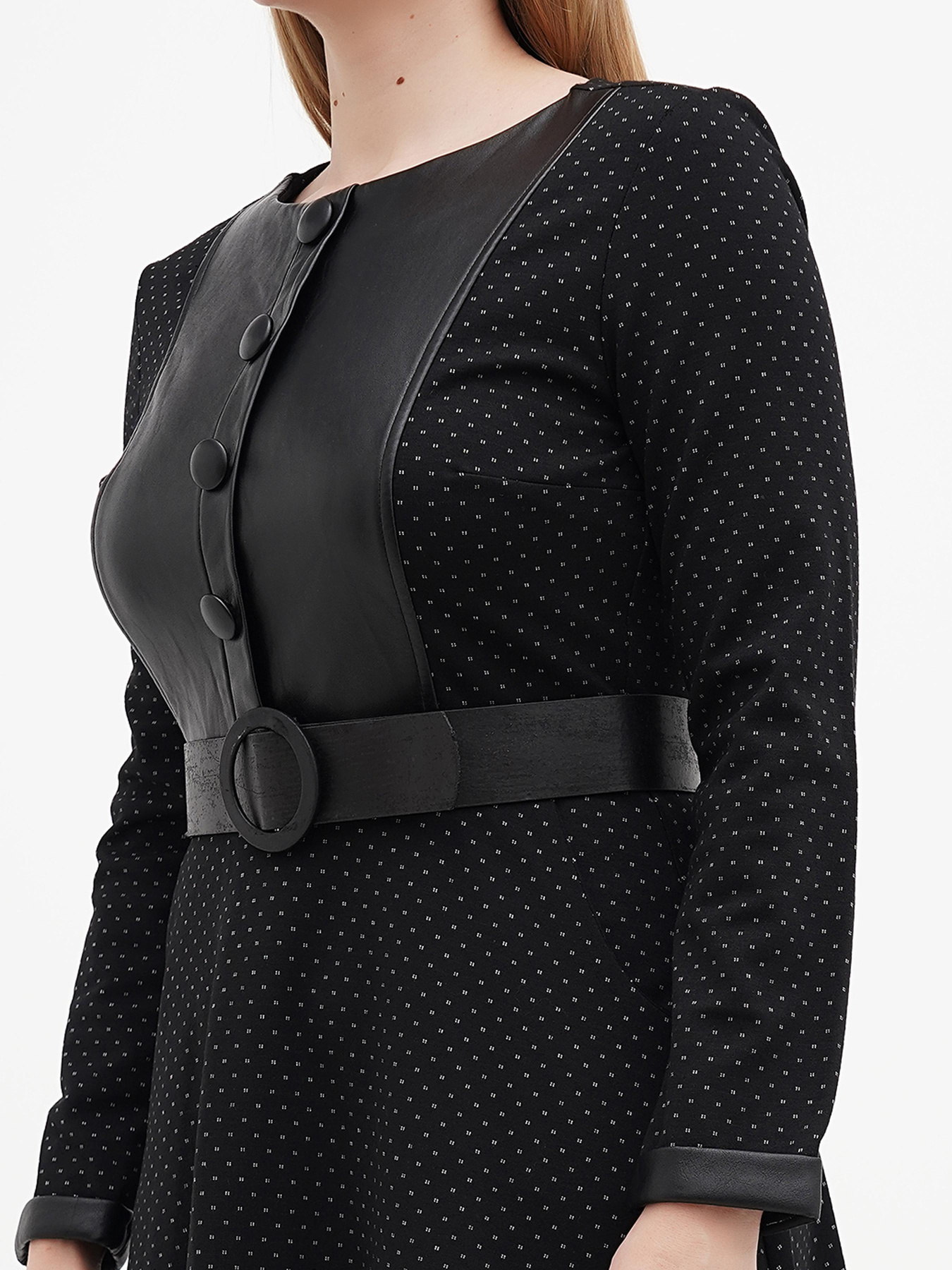 Сукня міді Sassofono модель A271-SC-4036 Фото