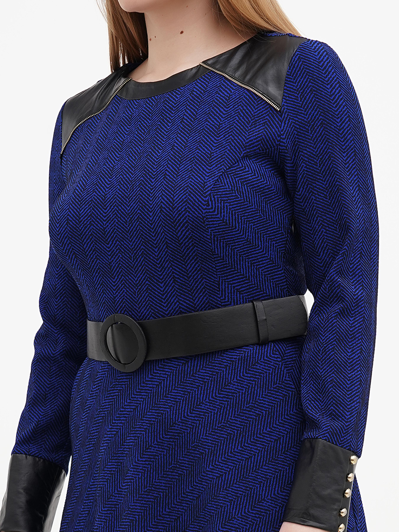 Платье миди Sassofono модель A271-SC-4037 Фото