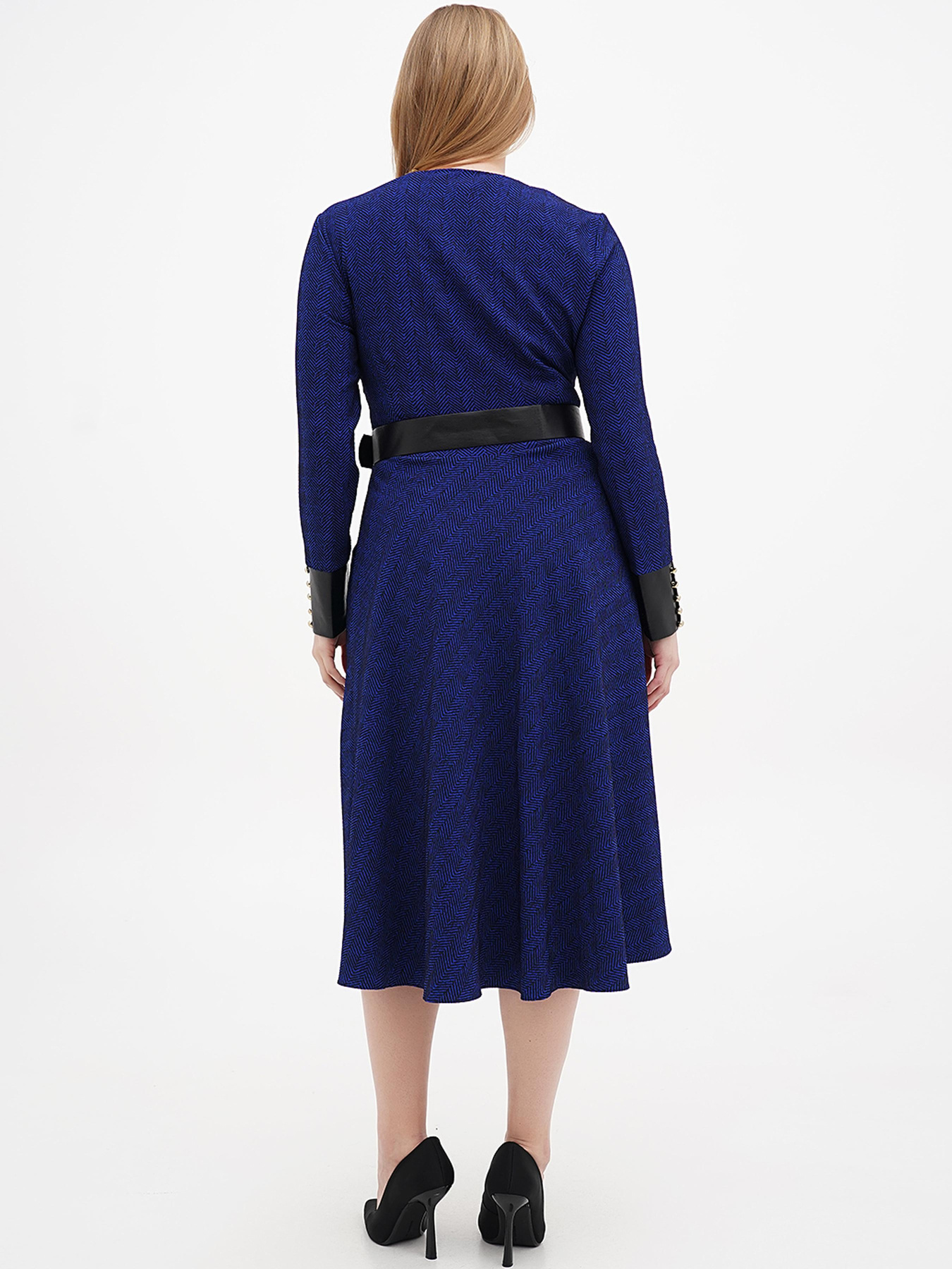 Платье миди Sassofono модель A271-SC-4037 Фото