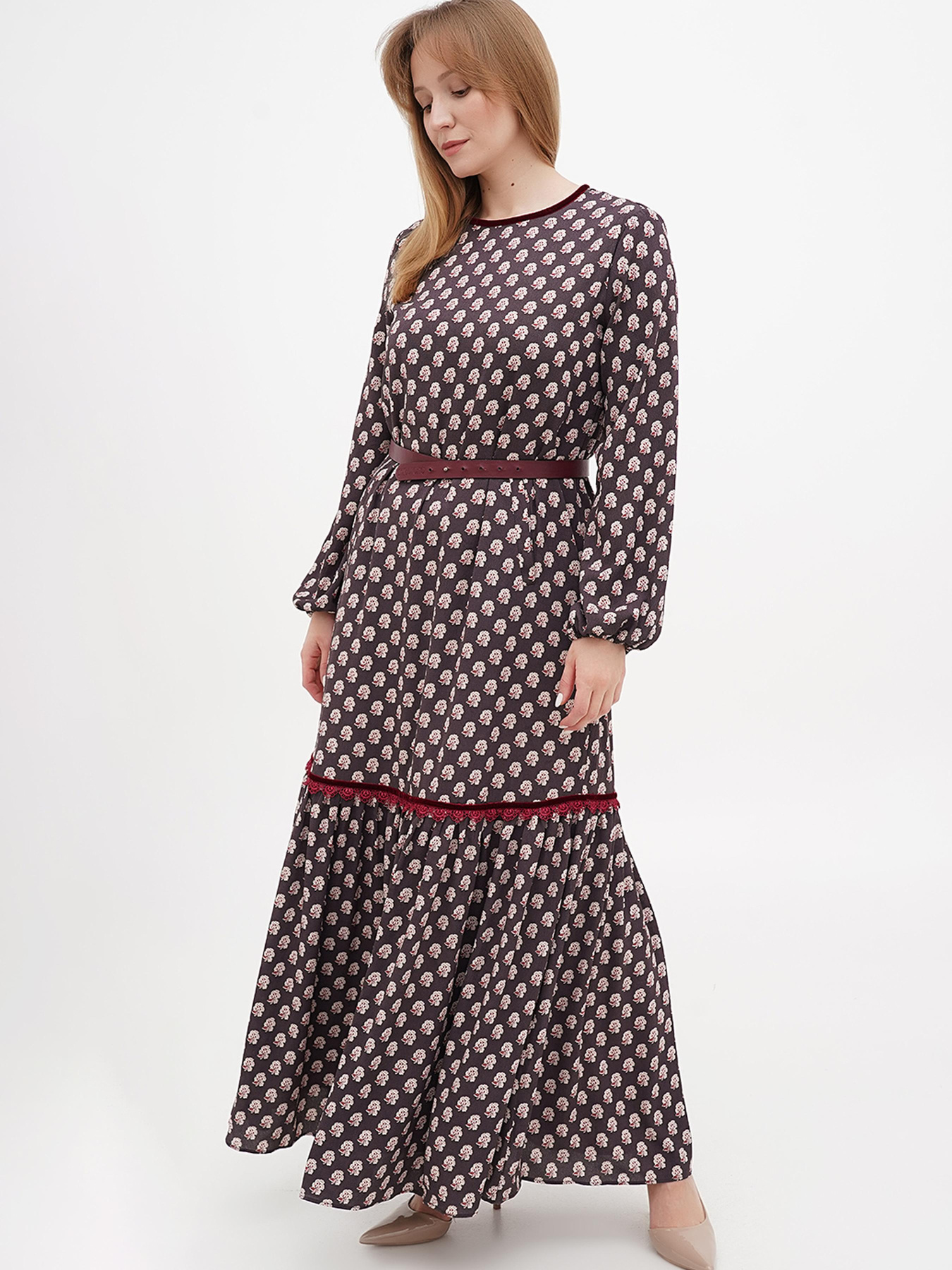 Сукня максі Sassofono модель A271-SF-3762 Фото