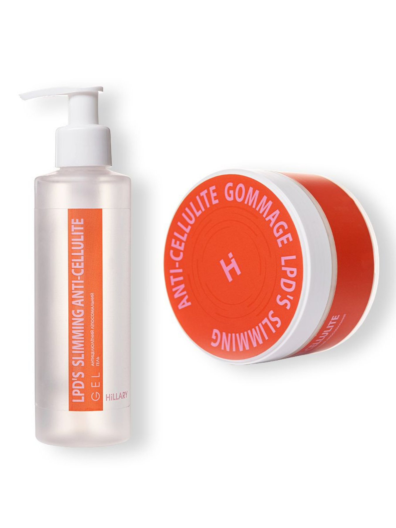 Антицеллюлитный липосомальный гель + Антицеллюлитный лифтинг гоммаж LPD's Slimming Hillary модель K-11-342 Фото