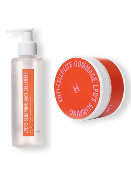 Антицеллюлитный липосомальный гель + Антицеллюлитный лифтинг гоммаж LPD's Slimming Hillary модель K-11-342 Фото