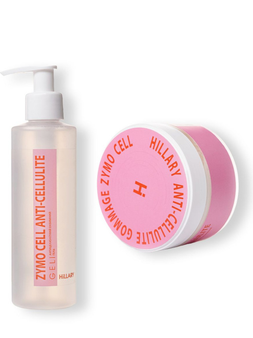 Антицеллюлитный энзимный гель + Антицеллюлитный энзимный гоммаж Zymo Cell Hillary модель K-11-410 Фото