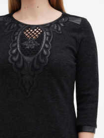 Платье мини Sassofono модель A271-SC-3486_графит Фото