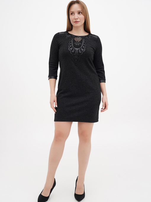 Сукня міні Sassofono модель A271-SC-3486_графит Фото