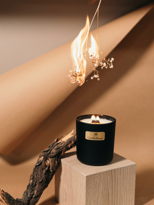 Свеча парфюмированная "Тайна", аромат Табак & Ваниль, из натурального соевого воска Candle Design модель 210.0010/0013 Фото