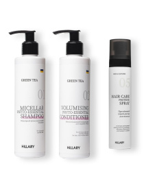 Протеиновый спрей-уход + Комплексный набор для жирного типа волос Hillary модель K2-11-876 Фото