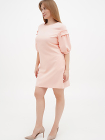 Сукня міні Sassofono модель A271-SC-4024_пудра Фото