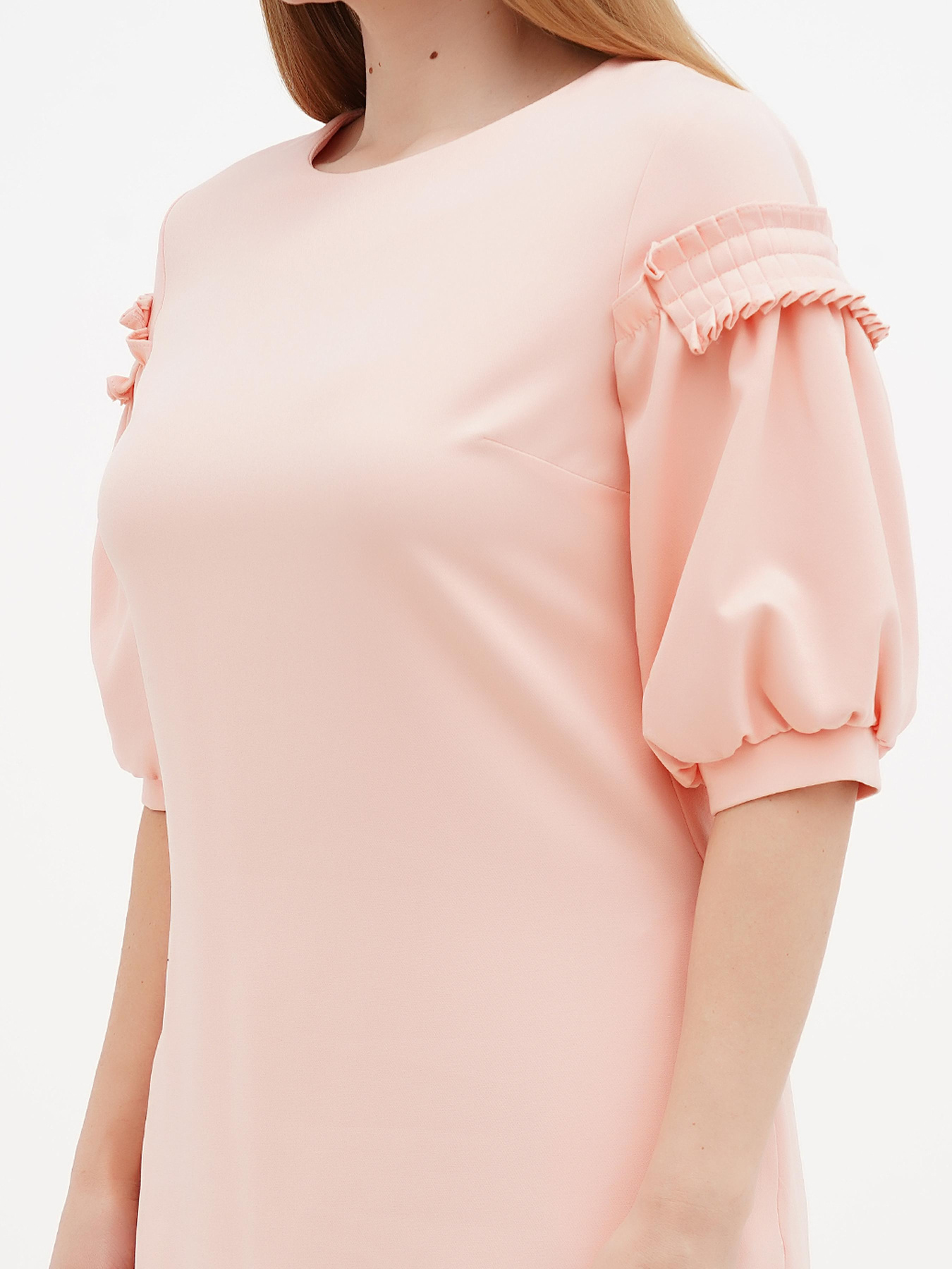 Платье мини Sassofono модель A271-SC-4024_пудра Фото