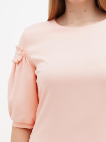 Платье мини Sassofono модель A271-SC-4024_пудра Фото