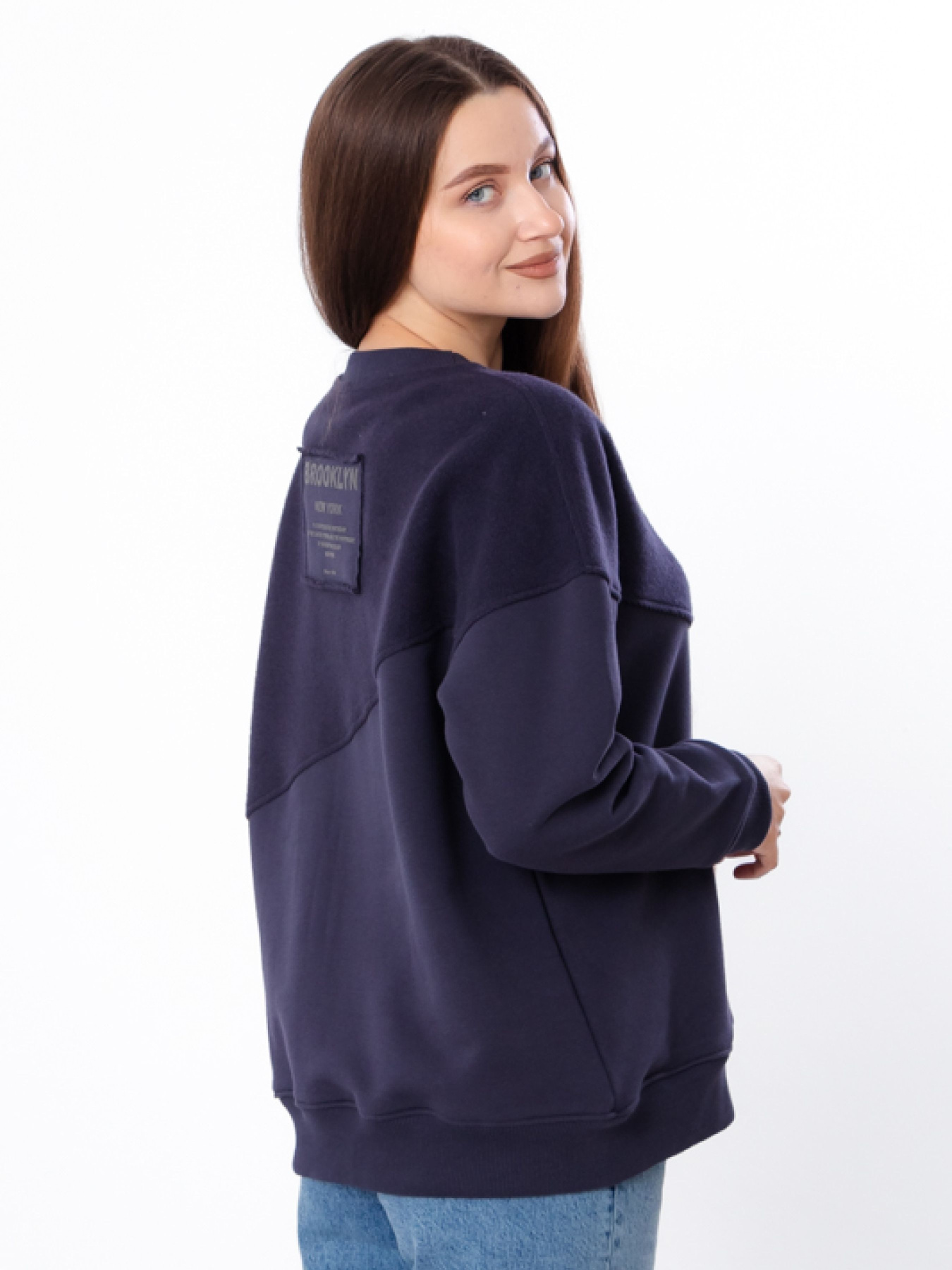 Свитшот Носи своє модель 8416-140-chornilxno-sinj Фото