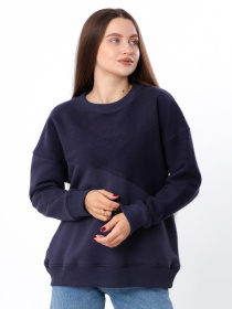 Світшот Носи своє модель 8416-140-chornilxno-sinj Фото