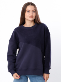 Світшот Носи своє модель 8416-140-chornilxno-sinj Фото