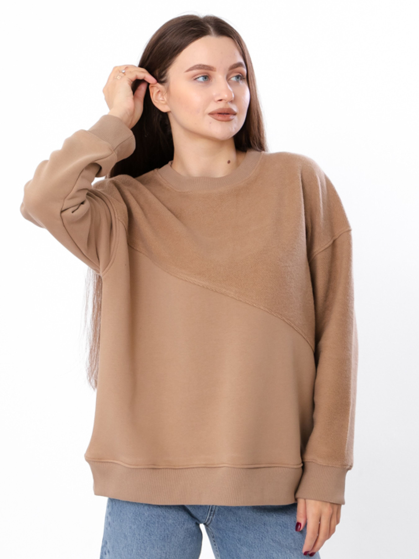 Свитшот Носи своє модель 8416-140-kava Фото