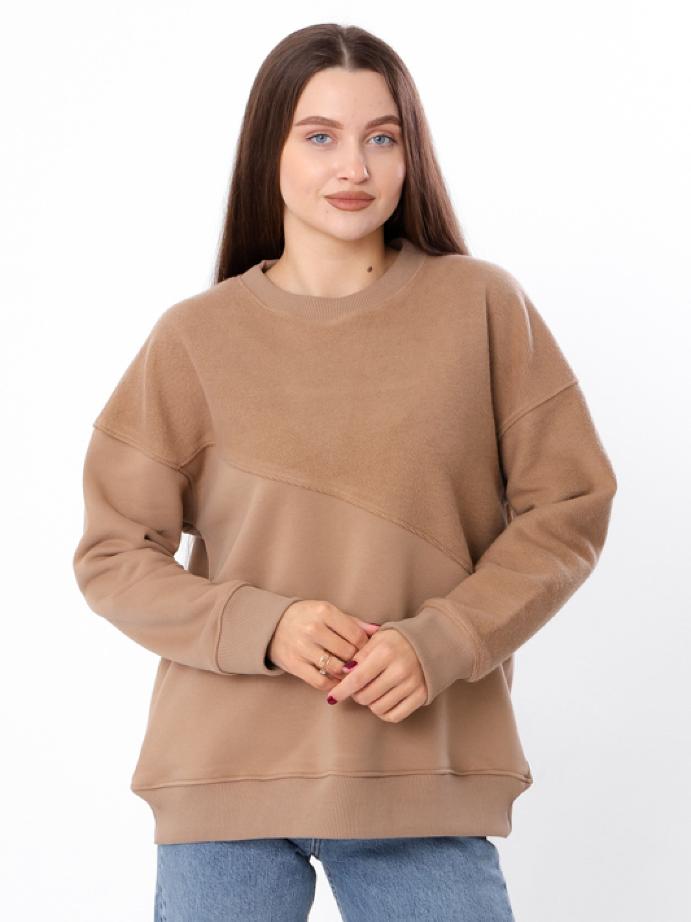 Світшот Носи своє модель 8416-140-kava Фото