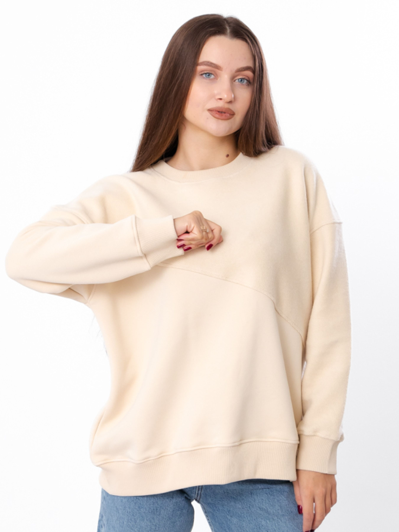 Світшот Носи своє модель 8416-140-svtlo-bezhevij Фото