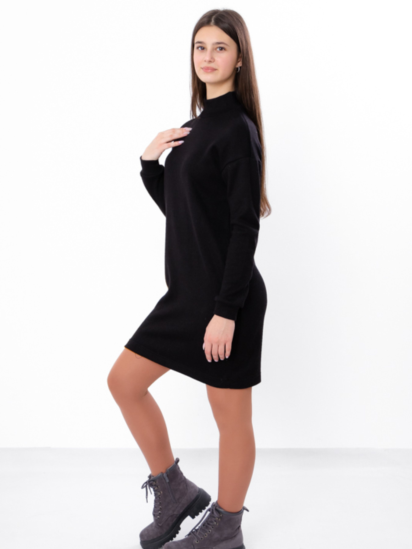 Платье мини Носи своє модель 6304-111-chornij Фото